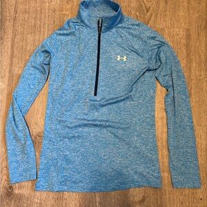 Under Armour Heathered Blue HeatGear Top